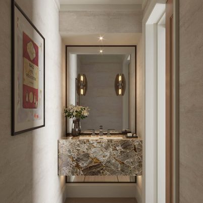 Bathroom, Interior, Pendant Lights
